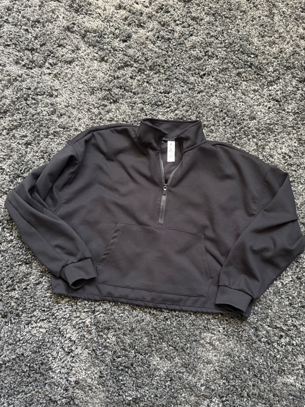 Yogalicious Scuba Nadia Half Zip Sweatshirt – Women’s Medium – Black